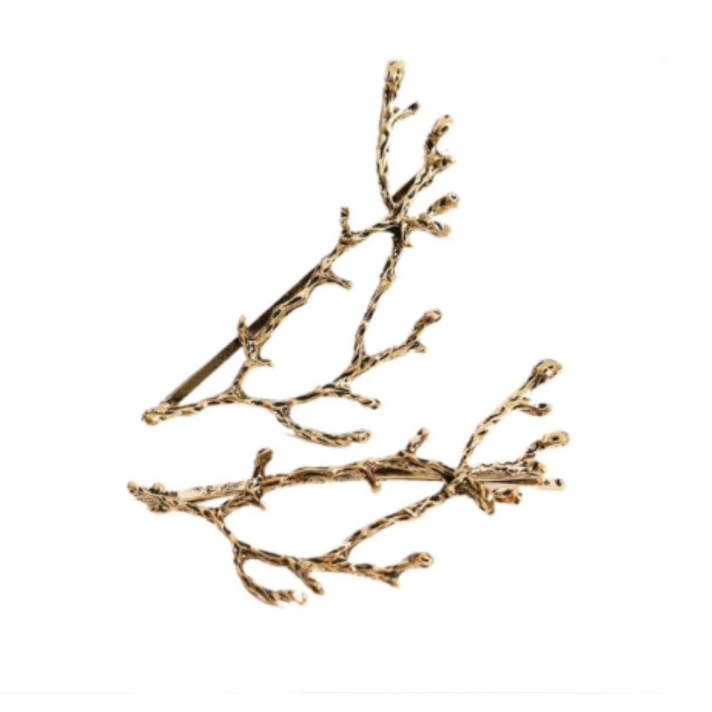 (Set of 2) Branches Hair Clip Pins - Picture 5 of 8